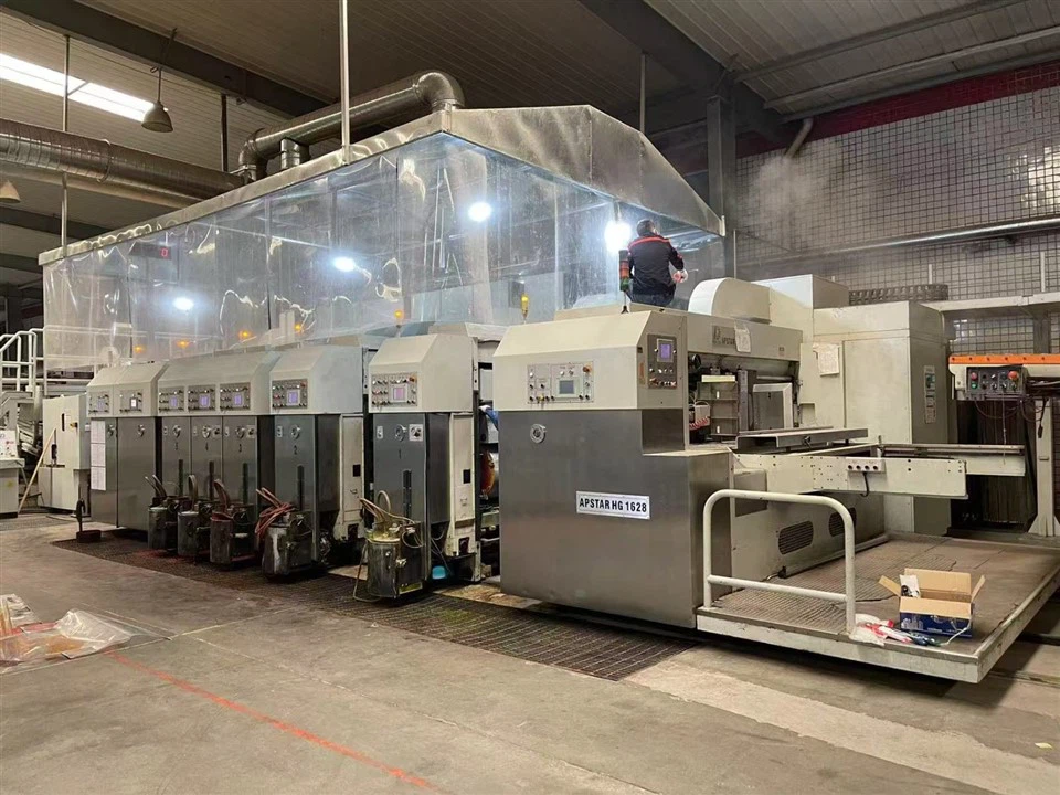 Bottom Printer Slotter Die Cutter Heater Auto Stacker Equipment